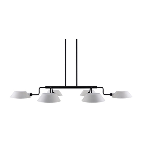   Modern European furniture - Metal Shade 6-Light Chandelier - www.oroa.com | Oroa.com