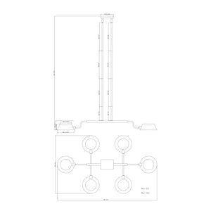   Modern European furniture - Metal Shade 6-Light Chandelier - www.oroa.com | Oroa.com