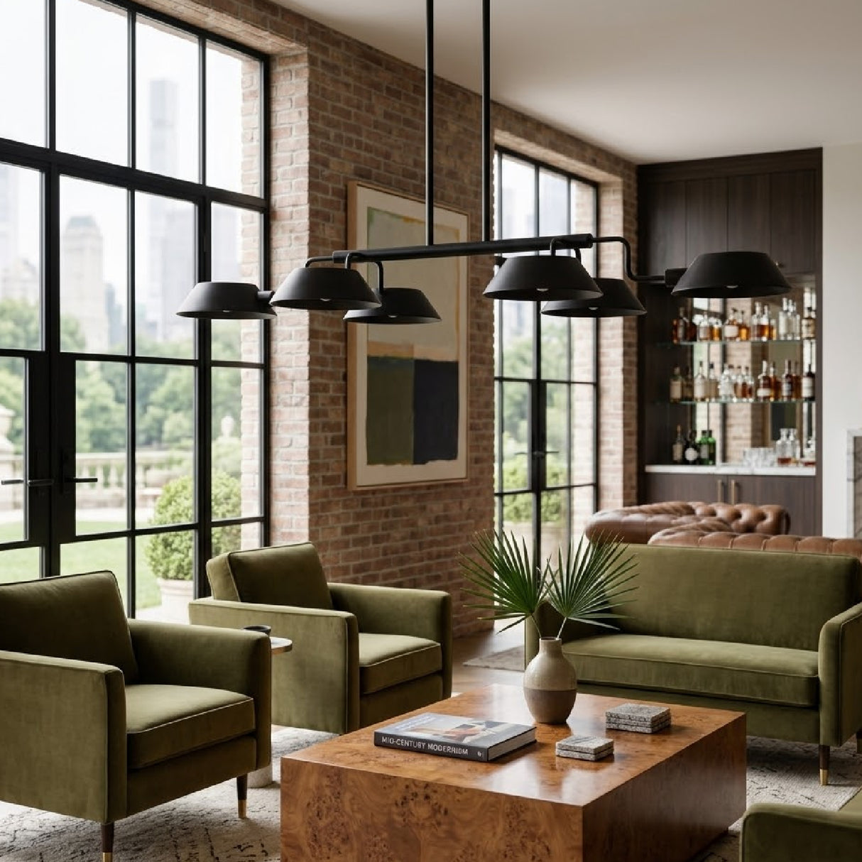   Modern European furniture - Metal Shade 6-Light Chandelier - www.oroa.com | Oroa.com