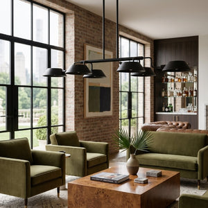   Modern European furniture - Metal Shade 6-Light Chandelier - www.oroa.com | Oroa.com