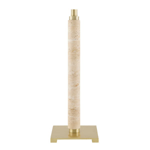   Modern European furniture - White Linen Accent Table Lamp - www.oroa.com | Oroa.com