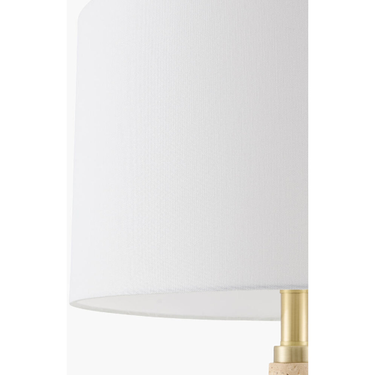   Modern European furniture - White Linen Accent Table Lamp - www.oroa.com | Oroa.com