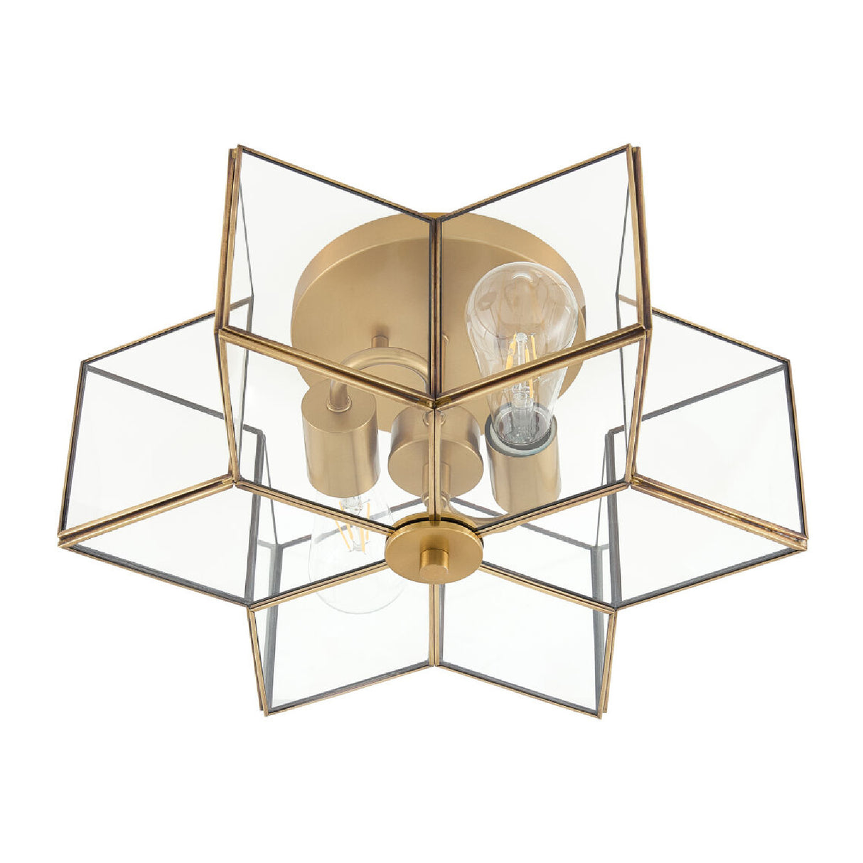   Modern European furniture - Iron-Framed Glass Ceiling Lamp - www.oroa.com | Oroa.com