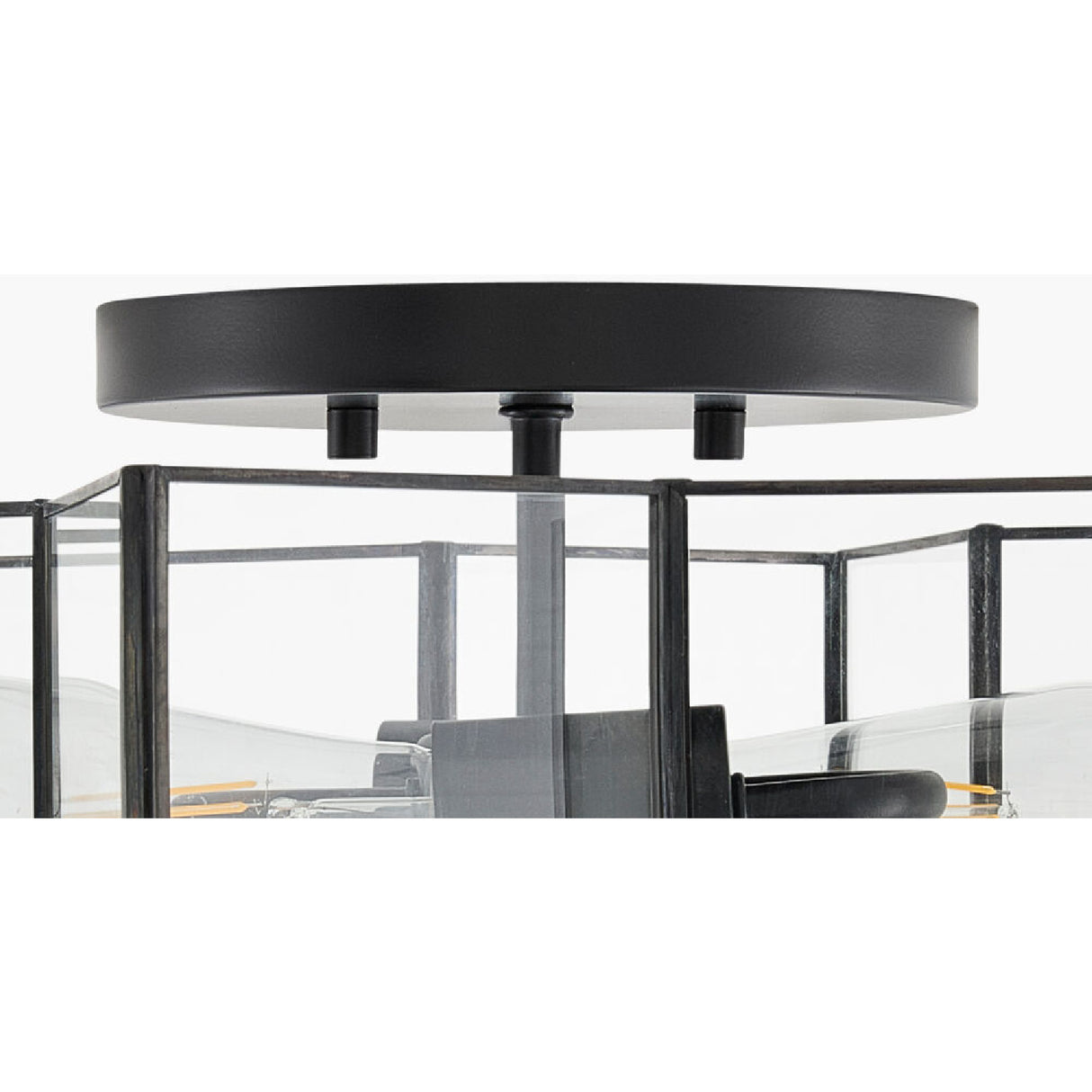   Modern European furniture - Iron-Framed Glass Ceiling Lamp - www.oroa.com | Oroa.com