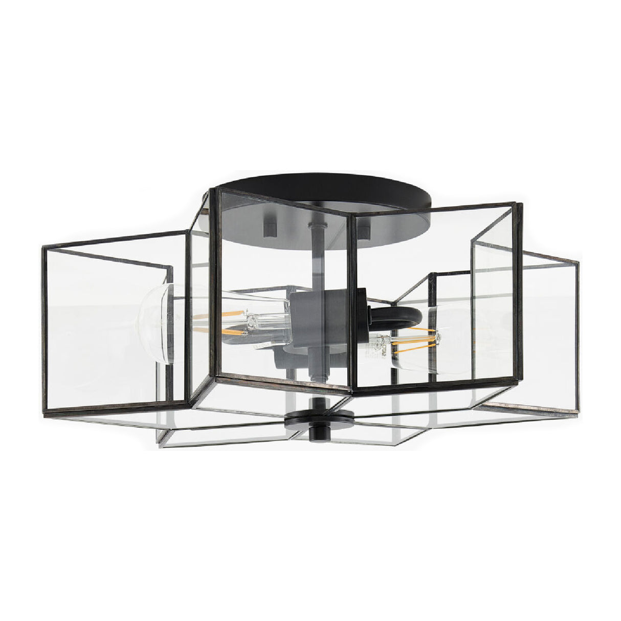   Modern European furniture - Iron-Framed Glass Ceiling Lamp - www.oroa.com | Oroa.com
