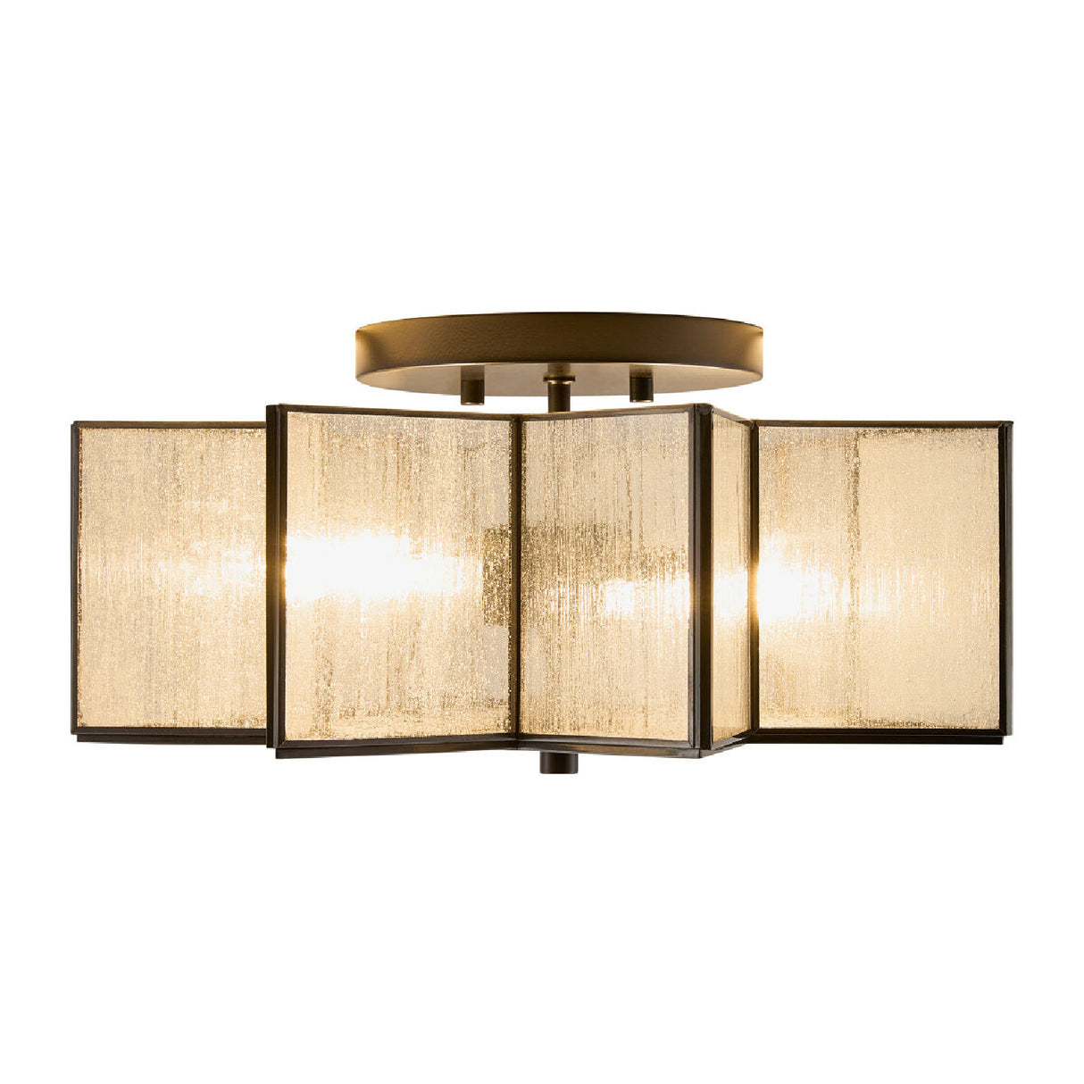   Modern European furniture - Iron-Framed Frosted Glass Ceiling Lamp - www.oroa.com | Oroa.com