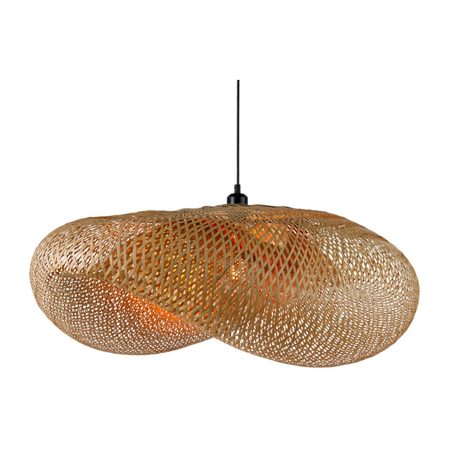 Modern European furniture - Braided Bamboo Pendant Lamp - www.oroa.com
