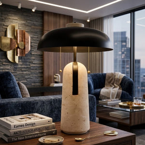   Modern European furniture - Black Brass Accent Table Lamp - www.oroa.com | Oroa.com