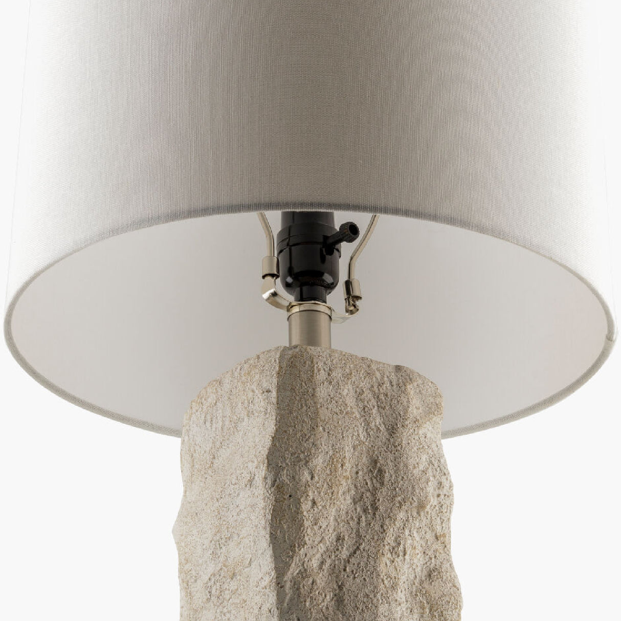   Modern European furniture - White Organic Textured Table Lamp - www.oroa.com | Oroa.com