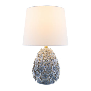   Modern European furniture - Blue Floral Ceramic Table Lamp - www.oroa.com | Oroa.com