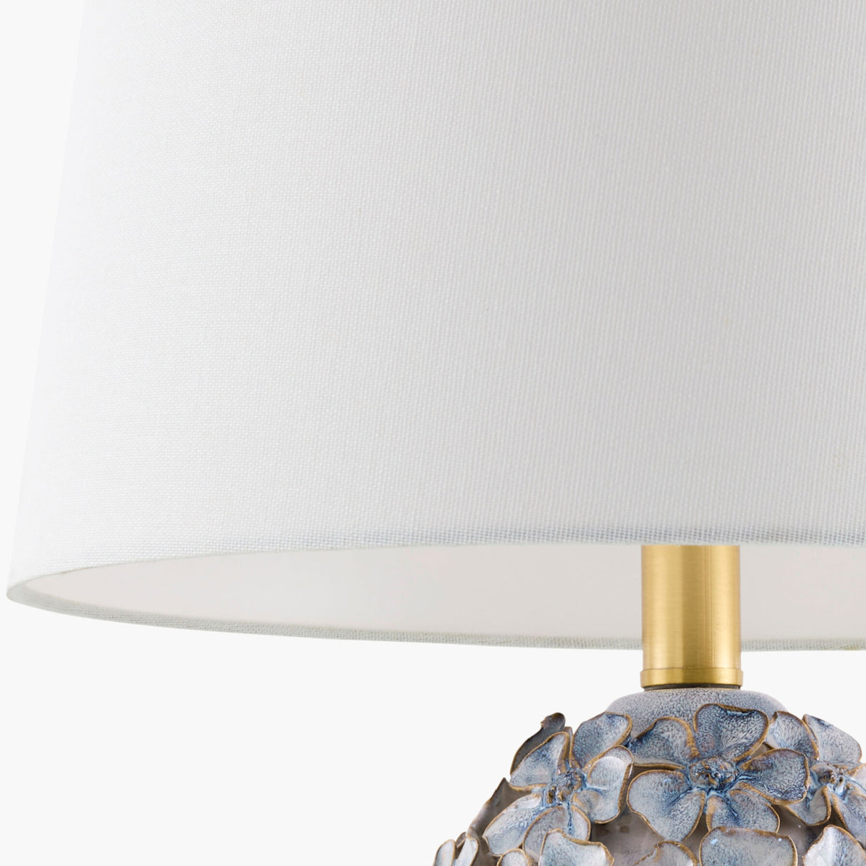   Modern European furniture - Blue Floral Ceramic Table Lamp - www.oroa.com | Oroa.com