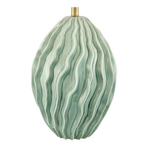   Modern European furniture - Green Ceramic Embossed Table Lamp - www.oroa.com | Oroa.com