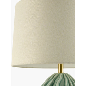   Modern European furniture - Green Ceramic Embossed Table Lamp - www.oroa.com | Oroa.com