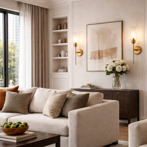   Modern European furniture - Faceted Clear Glass Wall Lamp - www.oroa.com | Oroa.com