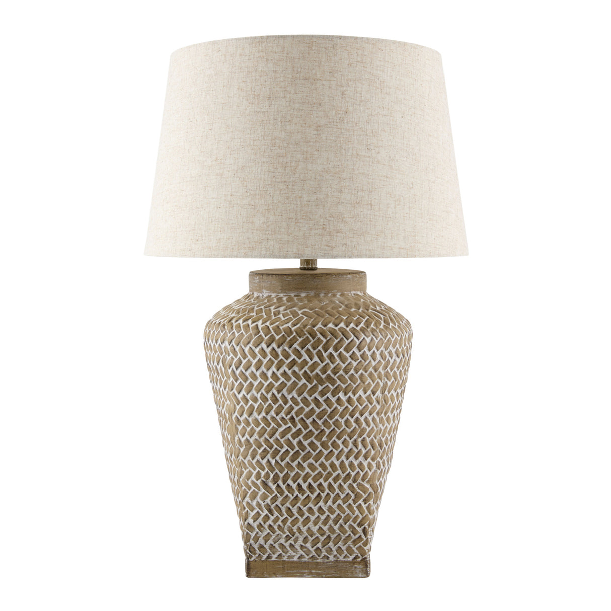   Modern European furniture - Embossed Pattern Ceramic Table Lamp - www.oroa.com | Oroa.com