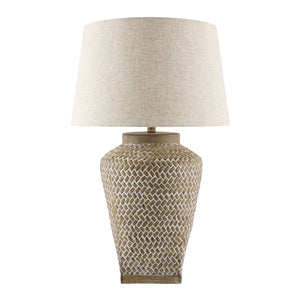   Modern European furniture - Embossed Pattern Ceramic Table Lamp - www.oroa.com | Oroa.com