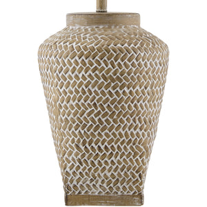   Modern European furniture - Embossed Pattern Ceramic Table Lamp - www.oroa.com | Oroa.com