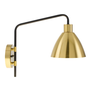   Modern European furniture - Gold Shade Wall Lamp - www.oroa.com | Oroa.com