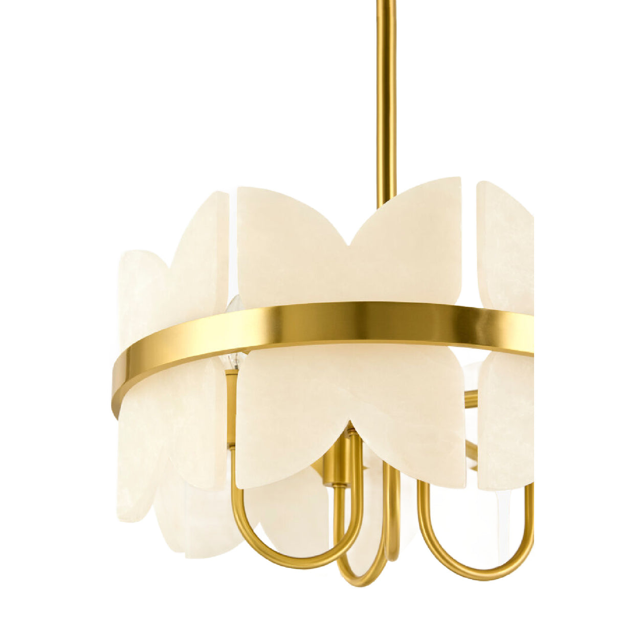   Modern European furniture - White Stone 4-Light Pendant Lamp - www.oroa.com | Oroa.com