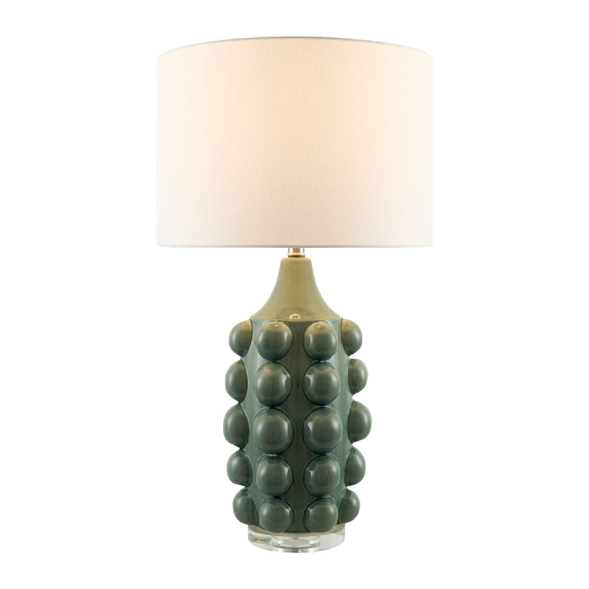   Modern European furniture - Embellished Green Ceramic Table Lamp - www.oroa.com | Oroa.com