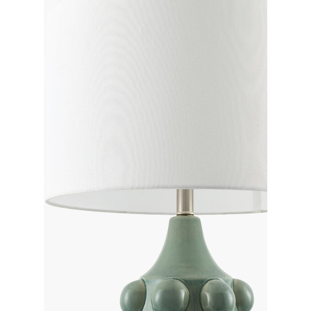   Modern European furniture - Embellished Green Ceramic Table Lamp - www.oroa.com | Oroa.com