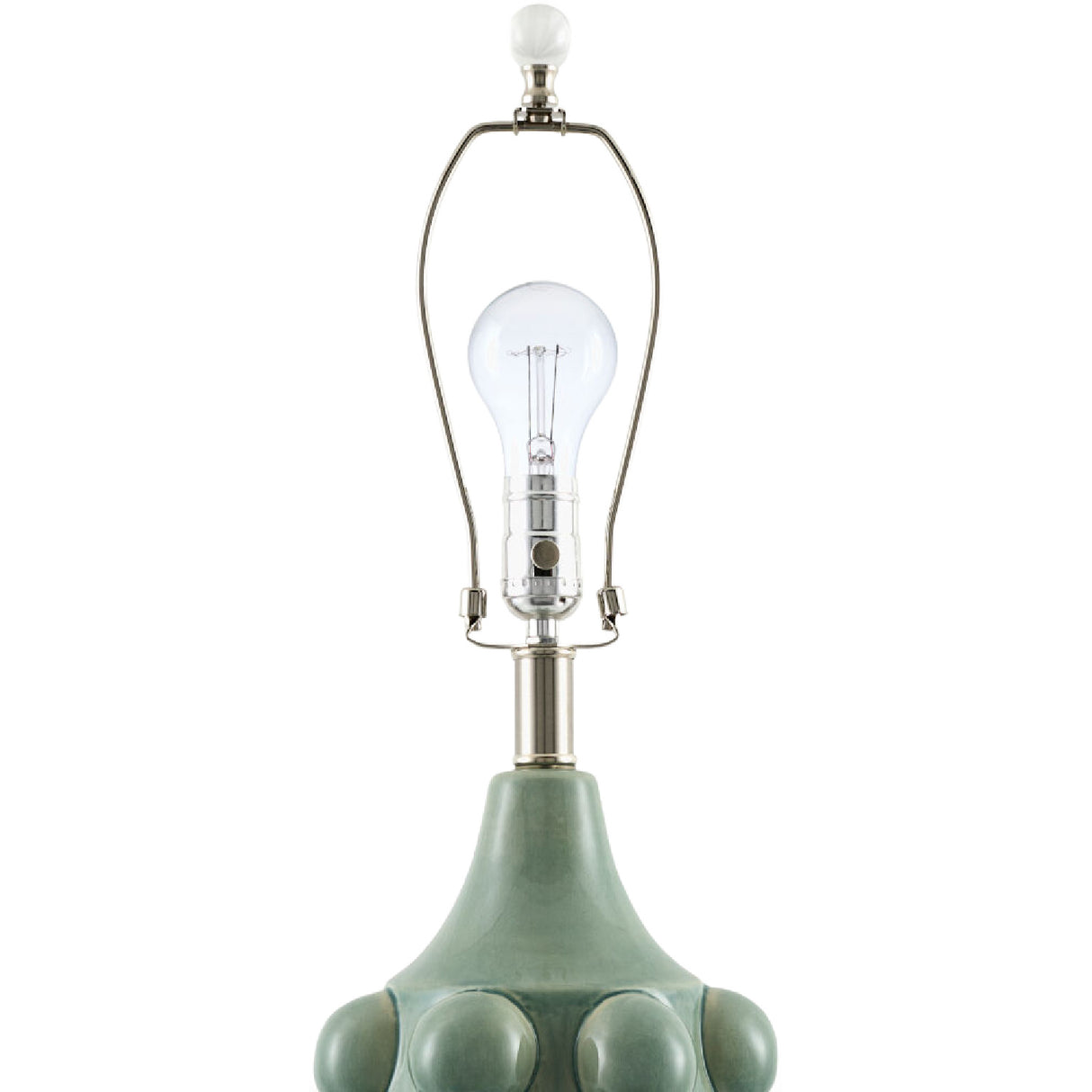   Modern European furniture - Embellished Green Ceramic Table Lamp - www.oroa.com | Oroa.com