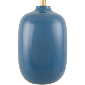   Modern European furniture - Blue Ceramic Accent Table Lamp - www.oroa.com | Oroa.com