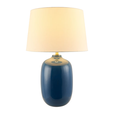   Modern European furniture - Blue Ceramic Accent Table Lamp - www.oroa.com | Oroa.com