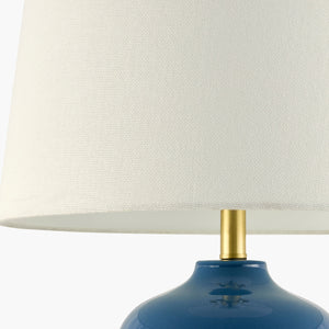   Modern European furniture - Blue Ceramic Accent Table Lamp - www.oroa.com | Oroa.com