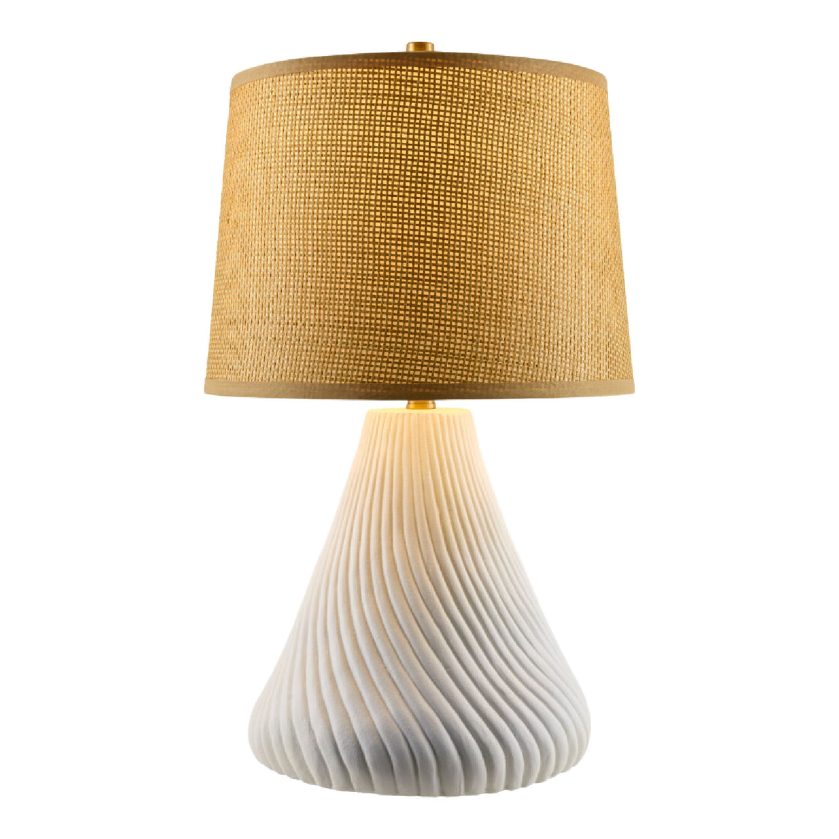   Modern European furniture - Brown Rattan Shade Table Lamp - www.oroa.com | Oroa.com