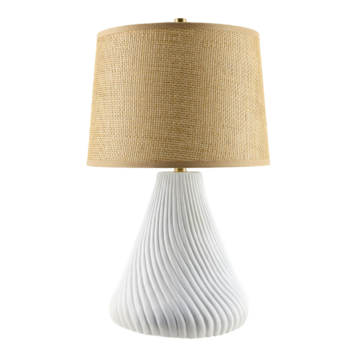   Modern European furniture - Brown Rattan Shade Table Lamp - www.oroa.com | Oroa.com