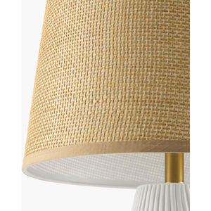   Modern European furniture - Brown Rattan Shade Table Lamp - www.oroa.com | Oroa.com