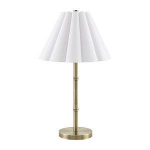   Modern European furniture - White Scalloped Linen Table Lamp - www.oroa.com | Oroa.com