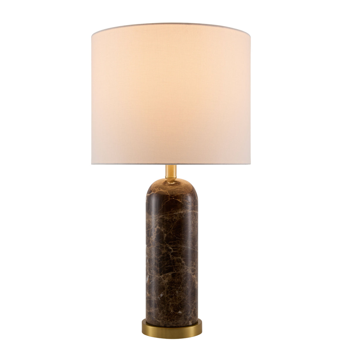   Modern European furniture - Brushed Marble Linen Table Lamp - www.oroa.com | Oroa.com