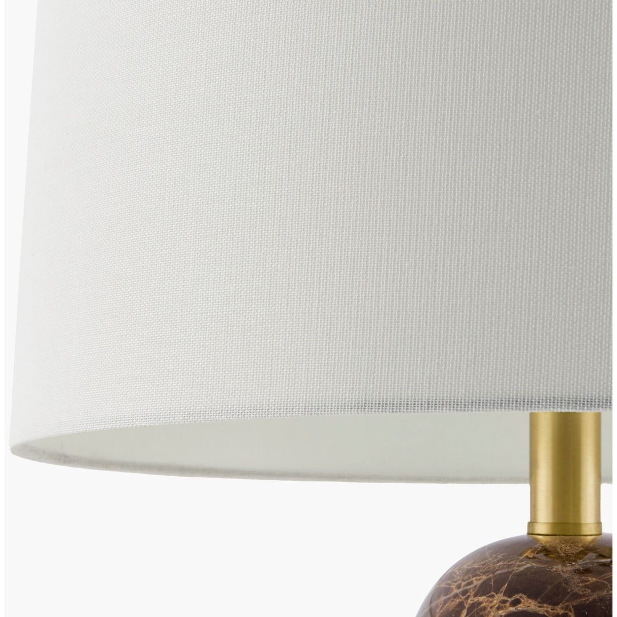   Modern European furniture - Brushed Marble Linen Table Lamp - www.oroa.com | Oroa.com