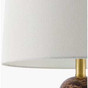   Modern European furniture - Brushed Marble Linen Table Lamp - www.oroa.com | Oroa.com