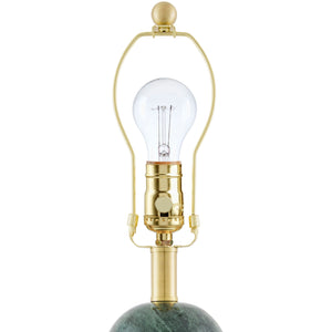   Modern European furniture - Brushed Marble Linen Table Lamp - www.oroa.com | Oroa.com