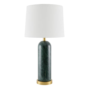   Modern European furniture - Brushed Marble Linen Table Lamp - www.oroa.com | Oroa.com