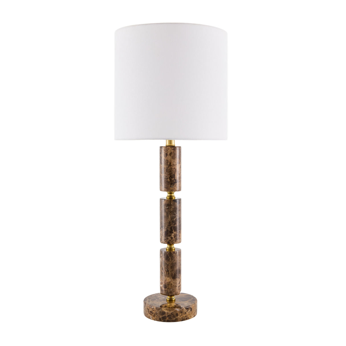   Modern European furniture - Stacked Marble Tube Table Lamp - www.oroa.com | Oroa.com