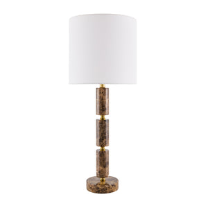   Modern European furniture - Stacked Marble Tube Table Lamp - www.oroa.com | Oroa.com