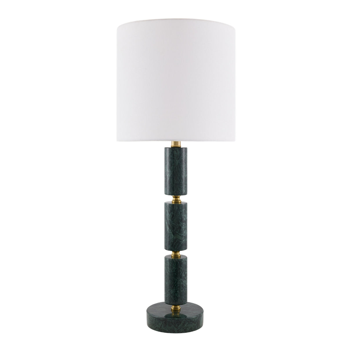   Modern European furniture - Stacked Marble Tube Table Lamp - www.oroa.com | Oroa.com