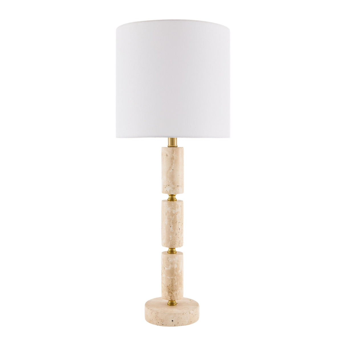   Modern European furniture - Stacked Marble Tube Table Lamp - www.oroa.com | Oroa.com