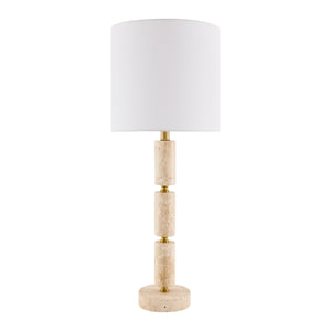   Modern European furniture - Stacked Marble Tube Table Lamp - www.oroa.com | Oroa.com