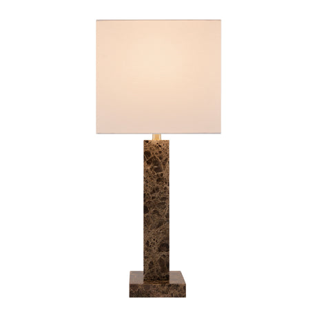   Modern European furniture - Square Brush Marble Table Lamp - www.oroa.com | Oroa.com