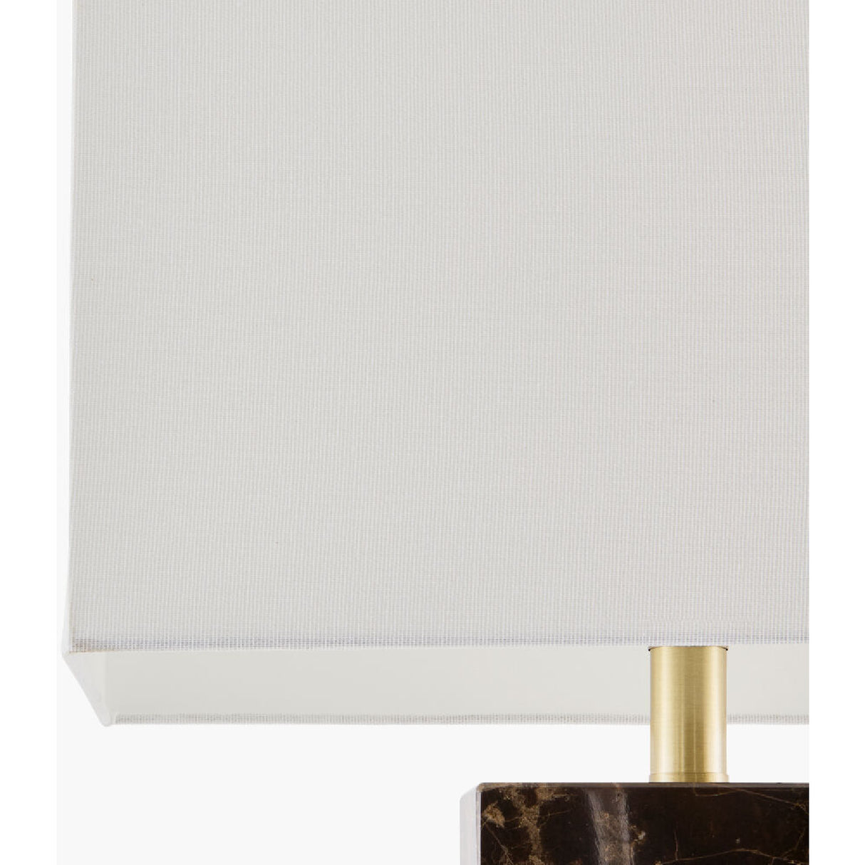   Modern European furniture - Rectangular Brushed Marble Table Lamp - www.oroa.com | Oroa.com