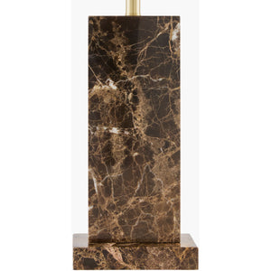   Modern European furniture - Rectangular Brushed Marble Table Lamp - www.oroa.com | Oroa.com