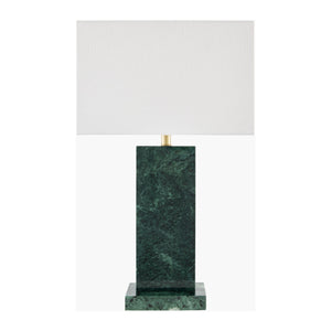   Modern European furniture - Rectangular Brushed Marble Table Lamp - www.oroa.com | Oroa.com