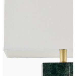   Modern European furniture - Rectangular Brushed Marble Table Lamp - www.oroa.com | Oroa.com