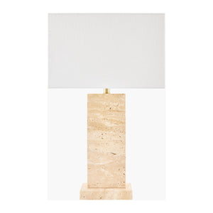   Modern European furniture - Rectangular Brushed Marble Table Lamp - www.oroa.com | Oroa.com