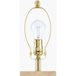   Modern European furniture - Rectangular Brushed Marble Table Lamp - www.oroa.com | Oroa.com